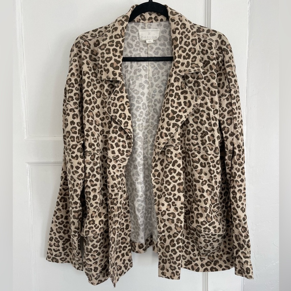 Caslon linen shirt jacket size xl